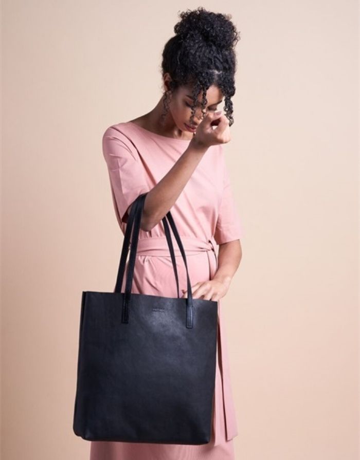 Tasche Georgia I Black Soft Grain