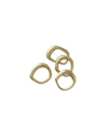 Serviettenringe Flow 4er-Set I Gold